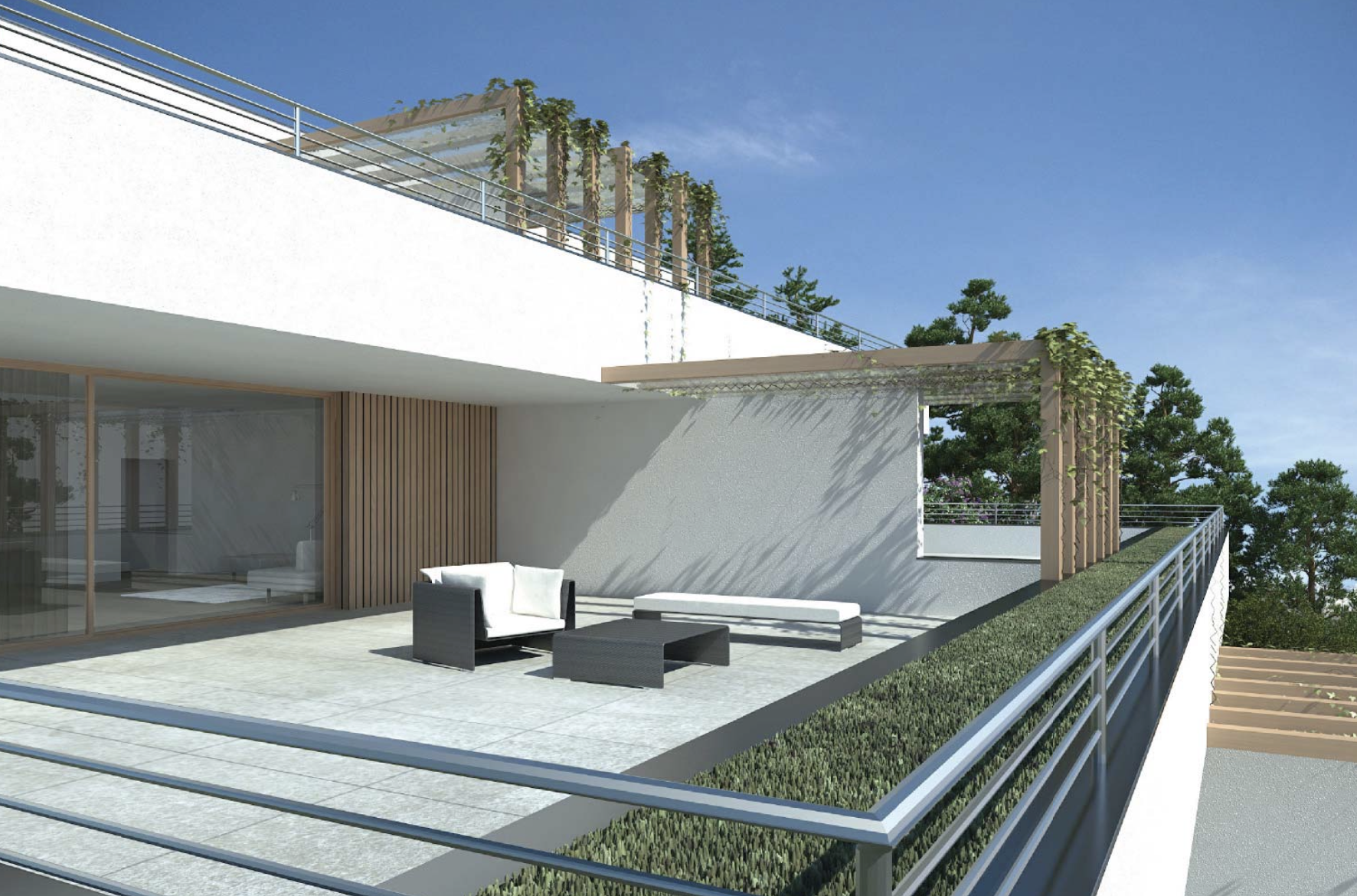 Kompaktes Apartment mit Terrassenzugang
