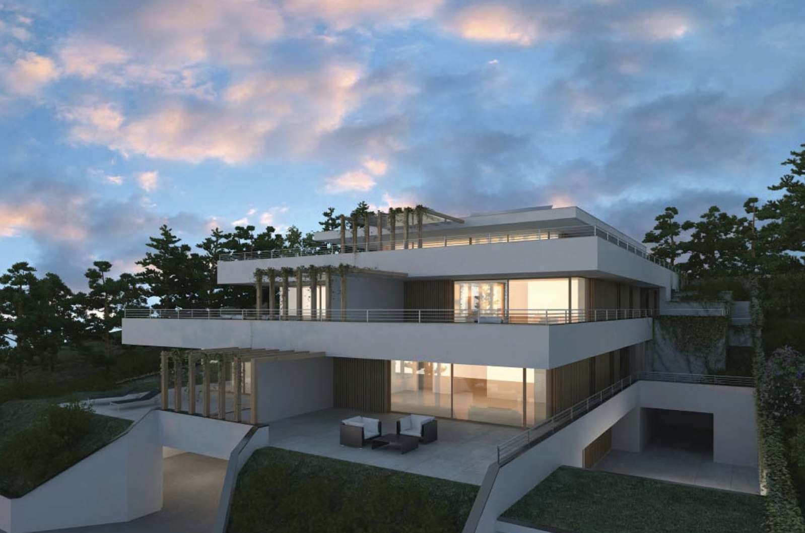 Penthouse mit grosszügigen Terrassen & Aussenflächen